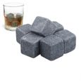 TRIXES Ensemble de 9pcs de pierres de Whisky Ice Cubes-1