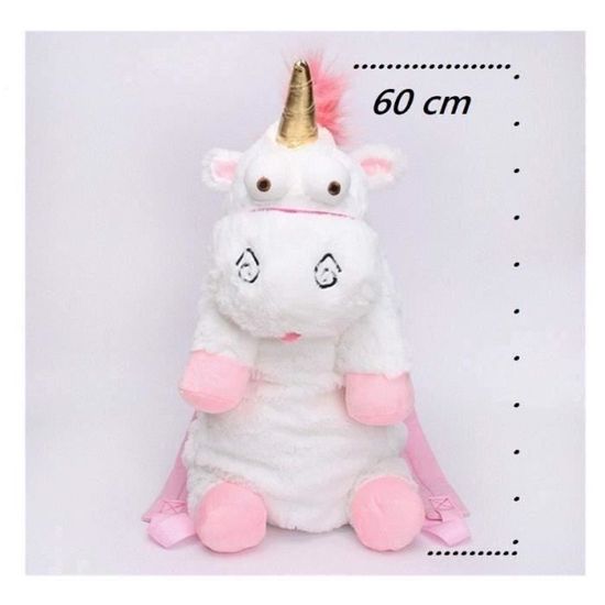 ZN Sac a dos Licorne Sac a dos en peluche super doux Enfants Motards Sac a Dos Enfants Fille Sac Animaux Adulte Cadeau Noel Cdiscount Bagagerie Maroquinerie