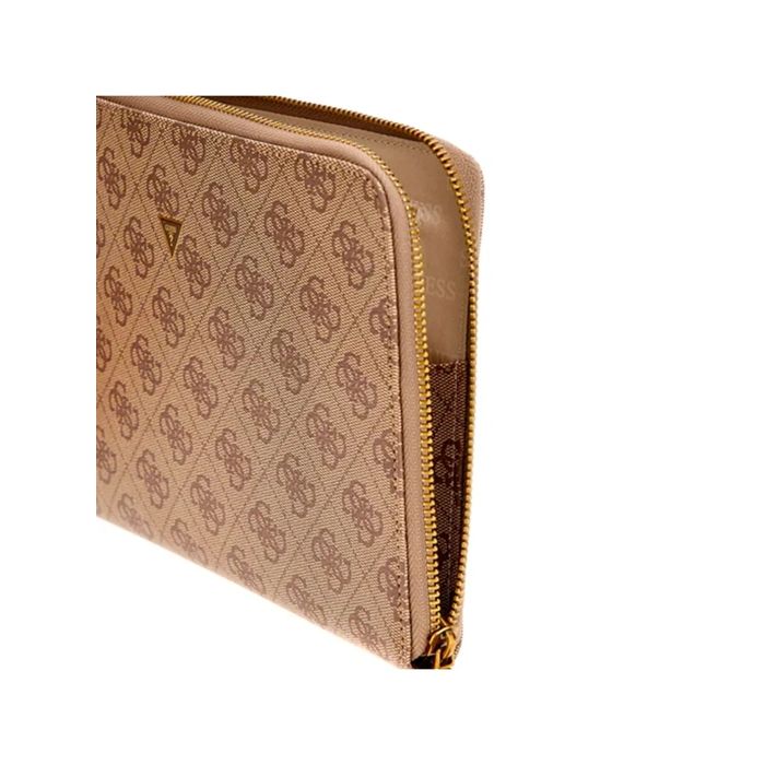 GUESS Pochette beige marron pour femme Milano Clutch M Beige
