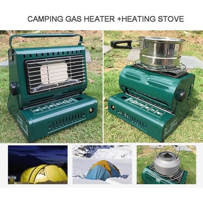 Chauffage à gaz portable - Chauffage de tente de camping - Mini réchaud à  gaz propane - Pour intérieur et extérieur A479 - Cdiscount Sport