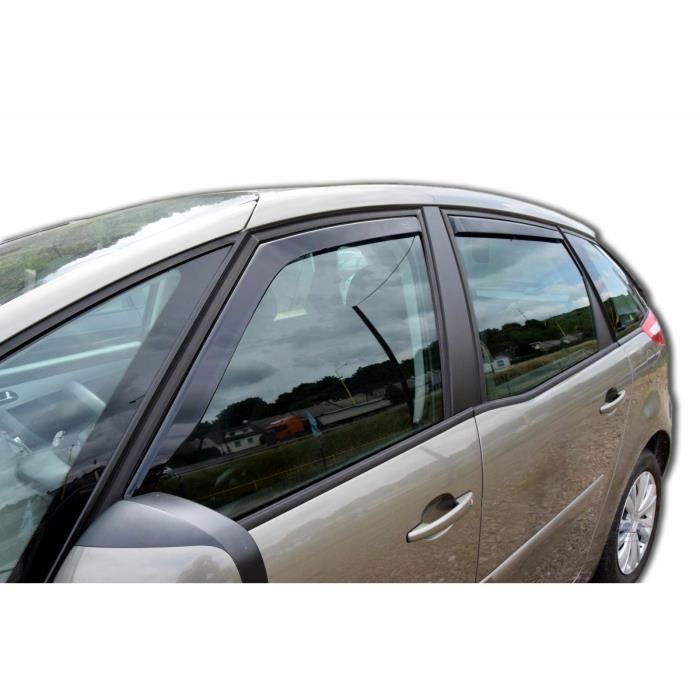 CarJoy Lot De 2 Déflecteurs D'air Pluie Fenêtre Latérale Compatibles
