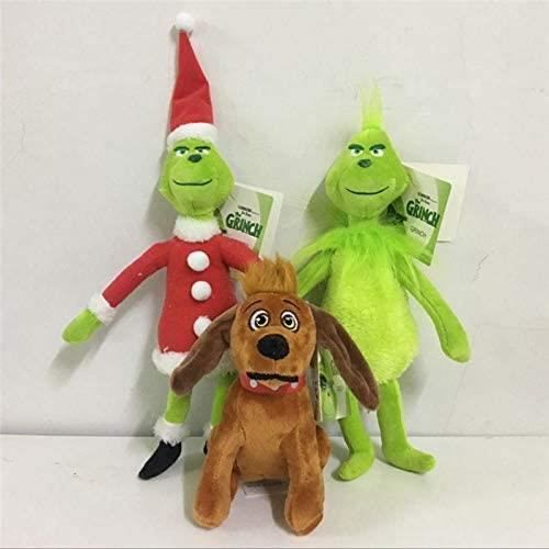 Peluche Ensemble-cadeau en peluche grinch avec costume de père Noël  amovible, vert MERKX - Cdiscount Jeux - Jouets