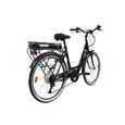 ORUS Vélo électrique E 4000 - Batterie Samsung 8AH/26V 250W - Autonomie 40/45 km - 6 vitesses Shimano - Noir-2