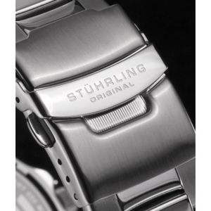 Montre Homme Stuhrling GP10349 Newberry - À Quartz, Neuve Avec étiquettes, Style Classique