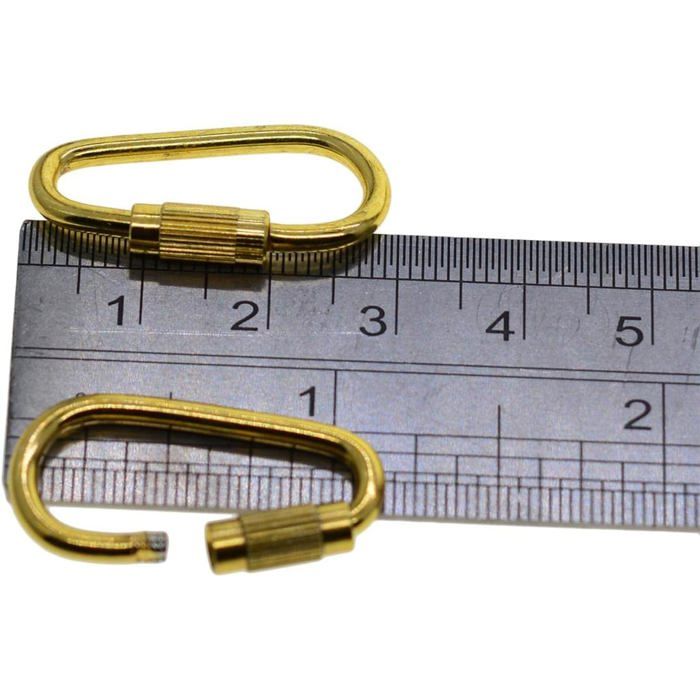 Mousqueton aluminium à verrouillage à vis - type Keylock Mousqueton aluminium à verrouillage à vis - type Keylock