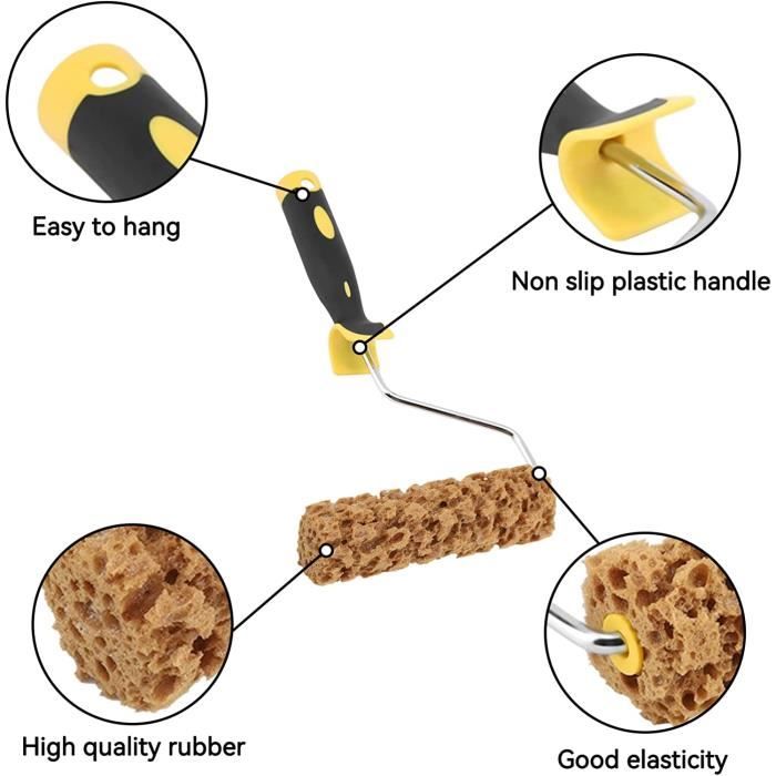 Rouleau à Peinture à Motifs En Caoutchouc De 5 Pouces Rouleau De