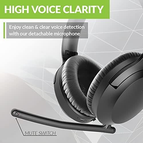 Casque Anti Bruit Avantree Aria 90B Bluetooth 5.0 avec Micro et Cle USB pour PC Ordinateur Portable Smartphones Batterie 35h Cdiscount Informatique