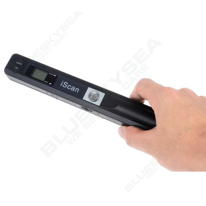 Scanner Portable Sans Fil A4 – 900 DPI, Affichage LCD, Sortie JPG/PDF, Avec Carte TF 8 Go Et Sac