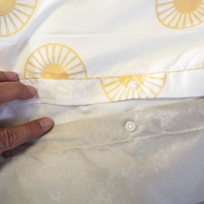 Housse De Couette - Coucher De Soleil Girafe - 220x240 Cm - 3D - 2 Taies D'Oreiller 65x65 Cm