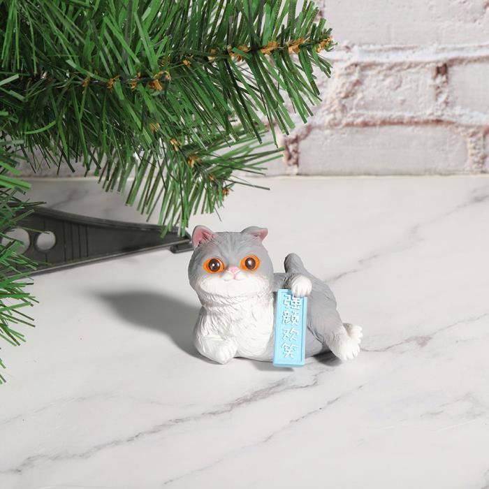 Modèle animal de chat, décoration de chat d'ornements, décoration