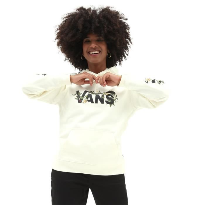 Sweat vans femme beige top