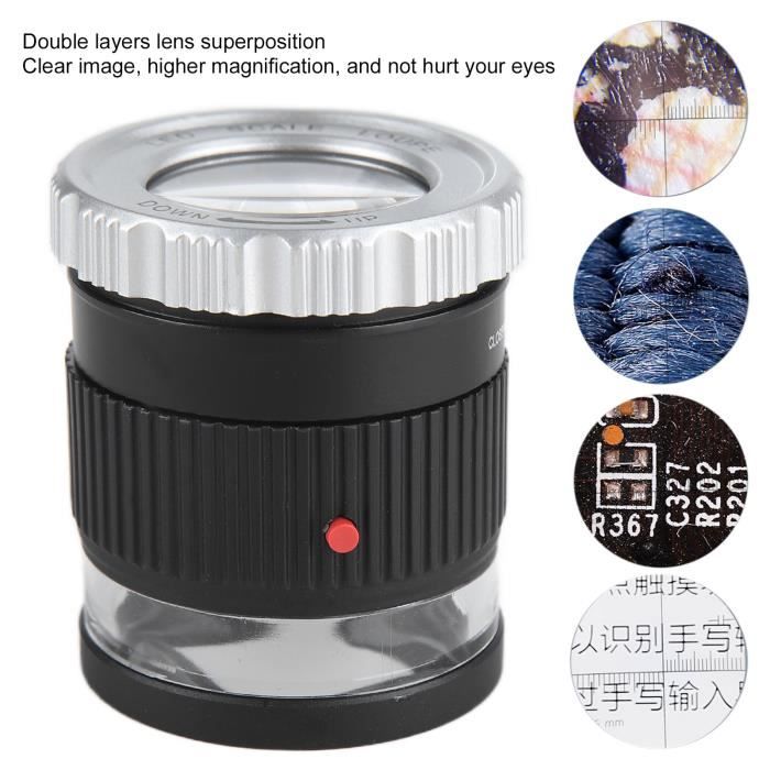 Loupe à LED en métal portable VBESTLIFE TH9006B Fort grossissement — free download