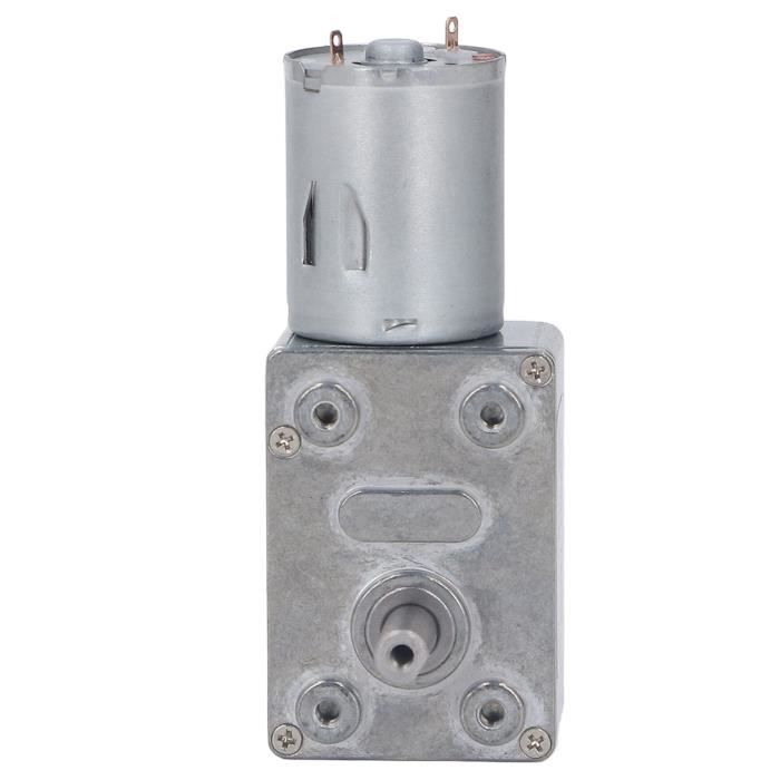 Moteur à Engrenages DC 24V 50rpm Réversible Angle Droit - Moteur Électrique Faible Bruit Pour Porte De Garage