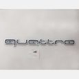 Logo QUATTRO Grill avant Badge Embleme Voiture Décoration pour Audi RS4 A4 A6 A8 S3 S6 Q5 Q7 SQ5 TT R8-3