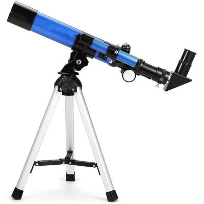Télescope Astronomique Débutant 90/550 Mm - Avec Trépied, Filtre Lunaire, Adaptateur Smartphone, Pour Adultes Et Enfants