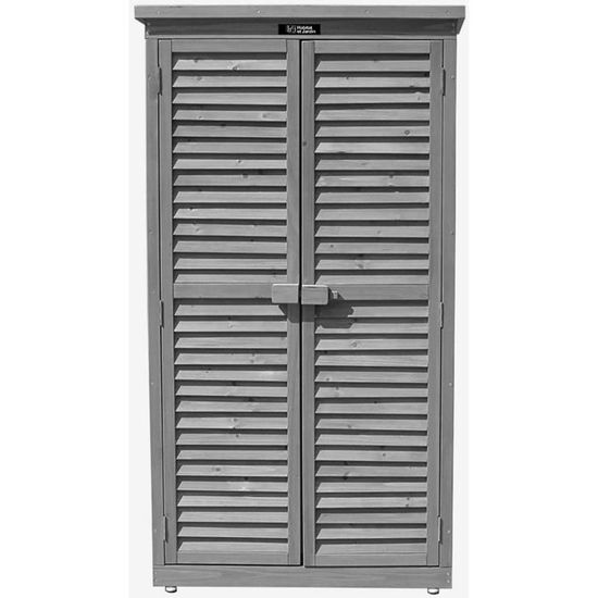 Armoire De Jardin Space 87 X 46 5 X 160 Cm Anthracite Achat Vente Abri Jardin Chalet Armoire De Jardin Space 87 Cdiscount