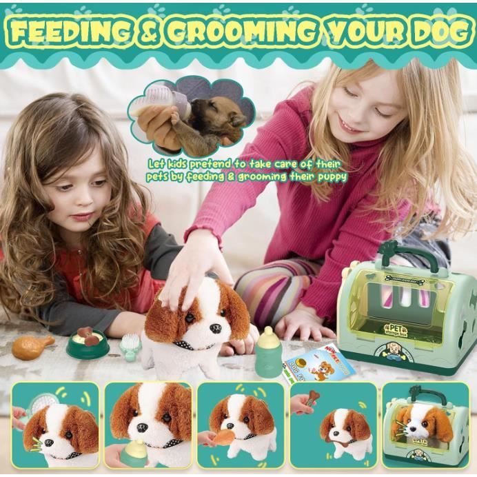 Mallette Vétérinaire BUYGER – Avec Chien En Peluche, 15 Outils De Soin – Jeu De Rôle Docteur – Dès 3 Ans