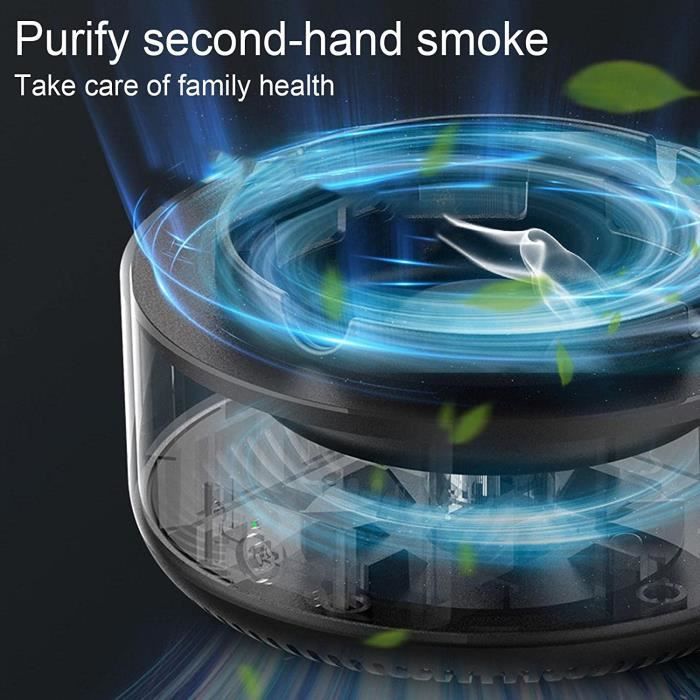 Sans fumée cendrier purificateur : Multifonctionnel intérieur