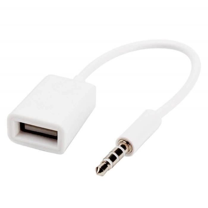 CABLING® iPhone 7 Câble auxiliaire de voiture, iPhone 7 Lightning vers jack  audio 3,5 mm Câble adaptateur - Cordon d'extension pour - Cdiscount  Téléphonie