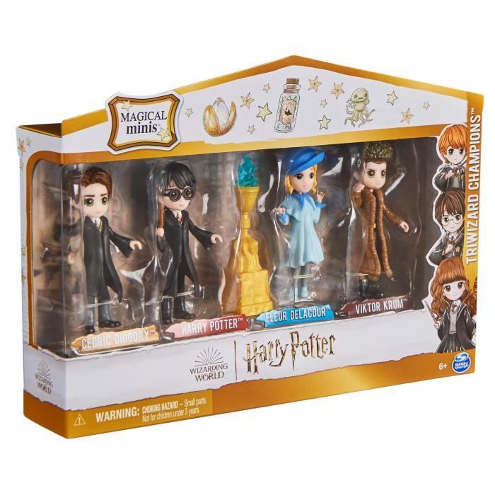 Pack de 4 figurines articulées Harry Potter Champions Tournoi des 3  Sorciers MAGICAL MINIS™ - Wizarding World - Cdiscount Jeux - Jouets