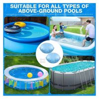 Biigdan Flotteur Hivernage Piscine 120 X 240CM, Coussin Hivernage