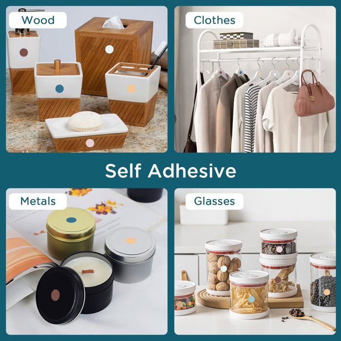 Étiquettes Vêtements Autocollantes - 90 étiquettes 3 Tailles + Stylo | Résistantes à L'eau Et Au Lavage | Pour école, Crèche, Sport - 9