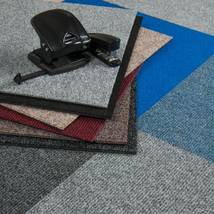 Schatex Smartline Plus Gris Foncé – Dalles moquette 50x50 cm, usage ...