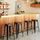Tabouret industriel noir