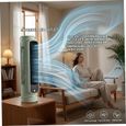 unité AC pour chambre à coucher ventiteur tour portable sans me climatiseur à tour air circution 3D Verte