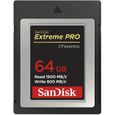 Carte SanDisk Extreme PRO CFexpress Type B - SANDISK - 64 Go - Jusqu'à 1 700 Mo/s - Pour vidéos en 4K RAW-0