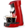 PHILIPS HD6564/81 SENSEO Viva - Machine à café à dosettes - Rouge-0