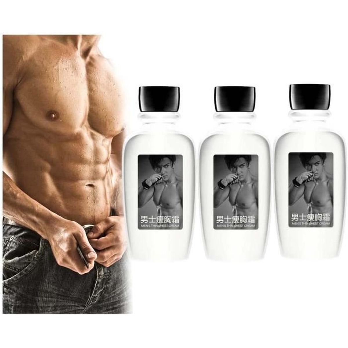 Chestdefy Gynekomastie Reduction Oil, Tightening Cream