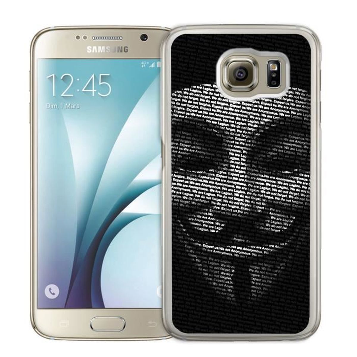 Coque Samsung Galaxy S6 Edge : Anonymous