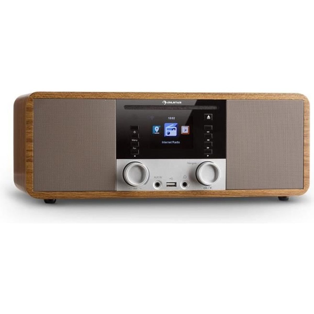 Auna IR190 Radio Bluetooth Lecteur CD WiFi UPnP USB MP3 AUX