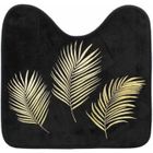 Tapis Contour Wc Imprimé "orbella" 45x45cm Noir - Paris Prix