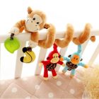 Vococal® Lit jouet de Singe Pour Bébé Spirale d'activité Peluche Multifonctionnel Jouets