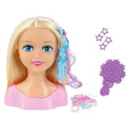 Barbie, Tête à Coiffer Basic, 20 pièces incluses, Jouet pour enfants dès 3  ans, GIOCHI PREZIOSI, BAR28