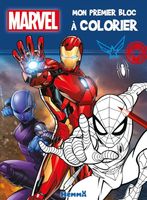 Hemma - Marvel - Mon premier bloc à colorier - Livre de coloriage - Dès 3 ans - Collectif 226x166