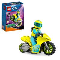 LEGO® City Stuntz 60358 La Cyber Moto de Cascade, Jouet Véhicule, Enfants 5 Ans, Idée Cadeau