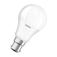 OSRAM lampe LED | Culot: B22d | Blanc chaud | 2700 K | 8,50 W | remplacement pour 60 W Incandescent bulb | dépolie | LED BASE