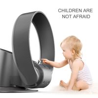 ultra-silencieux sans pale Ventilateur sans feuille pale électrique télécommande sans bruit pour la maison enfant bébé