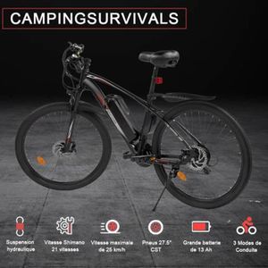 KIT VÉLO ÉLECTRIQUE Vélo électrique, VTT électrique avec batterie amov