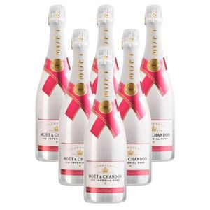 CHAMPAGNE Champagne Moet & Chandon Ice Rosé Impérial - Lot de 6 x 75cl