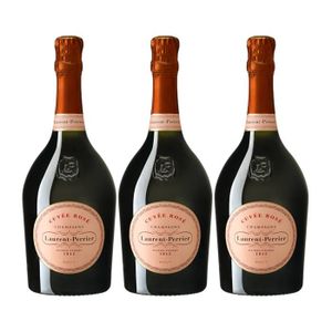 CHAMPAGNE Champagne La Cuvée Brut Rosé - Lot de 3x75cl - Cha