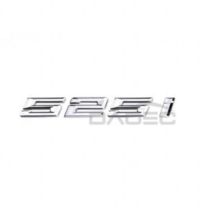 INSIGNE MARQUE AUTO Argent 525i - Voiture 3D ABS Coffre Lettres Logo E