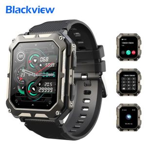 Montre connectée sport Blackview Montre Connectée Homme Appel Bleutooth A