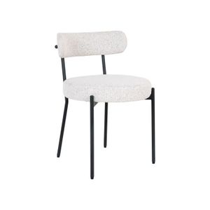 CHAISE Chaises de table - LISA DESIGN - Ivanec - Tissu bo