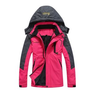 COMBINAISON DE SKI Combinaison de ski femme Vêtements Étanche d'alpinisme en plein air de ski alpinisme extérieur Épais chaud Automne,Rose