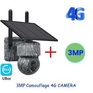 CAMÉRA IP Camera de surveillance solaire 3MP SIM 4G PTZ sans