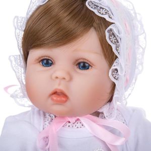 POUPÉE RUMOCOVO® Poupée bébé Reborn de 42 cm, jouet réaliste, 17 pouces, mignon, cadeau d'anniversaire pour enfants